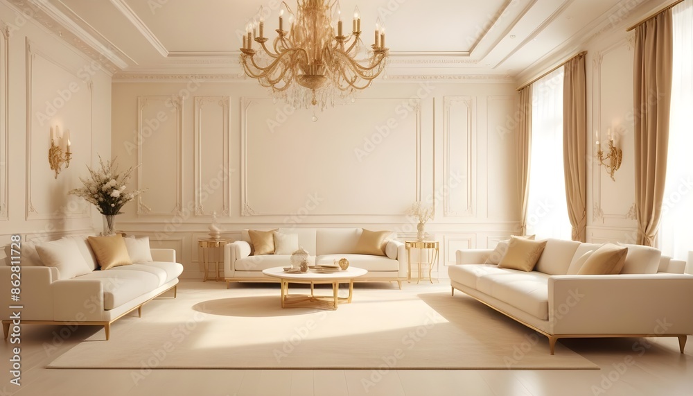 Photo interior modern design room 3d illustration Photo interior modern design room 3d illustration