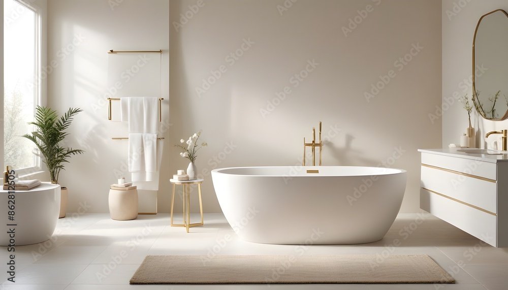 Photo interior modern design room 3d illustration Photo interior modern design room 3d illustration