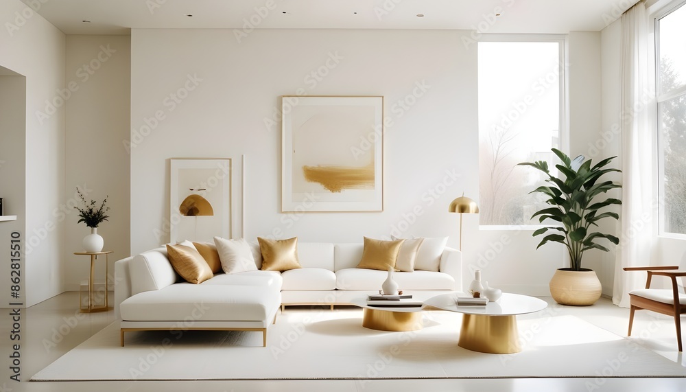 Photo interior modern design room 3d illustration Photo interior modern design room 3d illustration