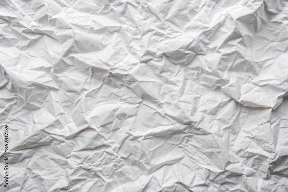 Crumpled white paper texture Crumpled white paper texture