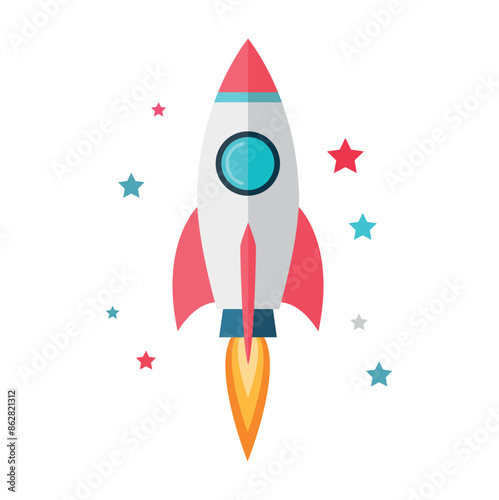 rocket launch vector