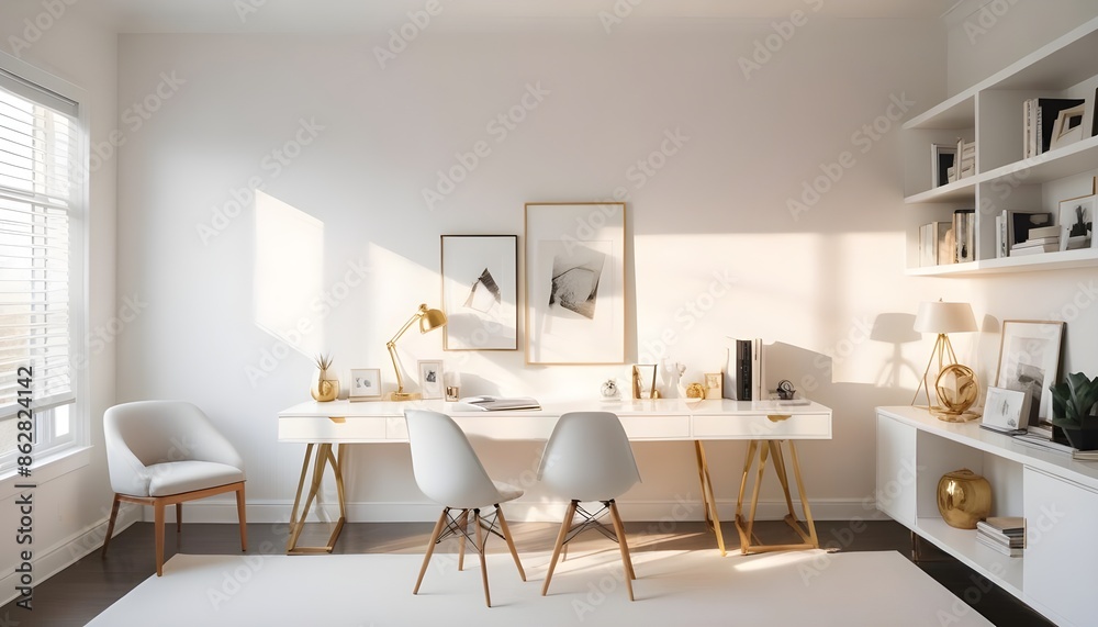 Photo interior modern design room 3d illustration Photo interior modern design room 3d illustration