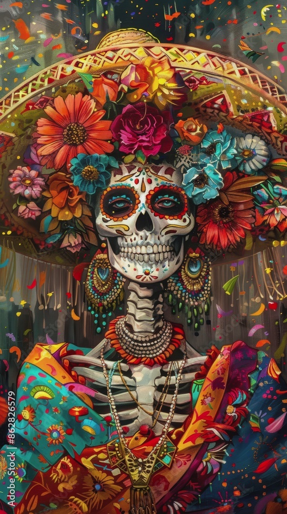 Fototapeta premium Mexico's Independence Day. holidays in Mexico. Mexican traditions.
