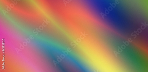 Rainbow color gradient with grainy effect texture. LGBT people pride symbol concept.