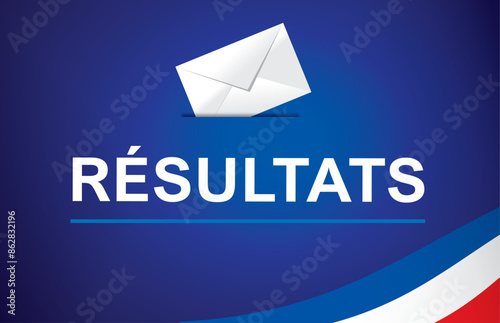 RESULTATS ELECTIONS 1 - Illustration vectorielle