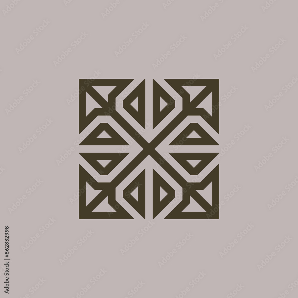 Essential geometric seamless vector pattern neutral geometry useful repeating pattern for packaging Essential geometric seamless vector pattern neutral geometry useful repeating pattern for packaging