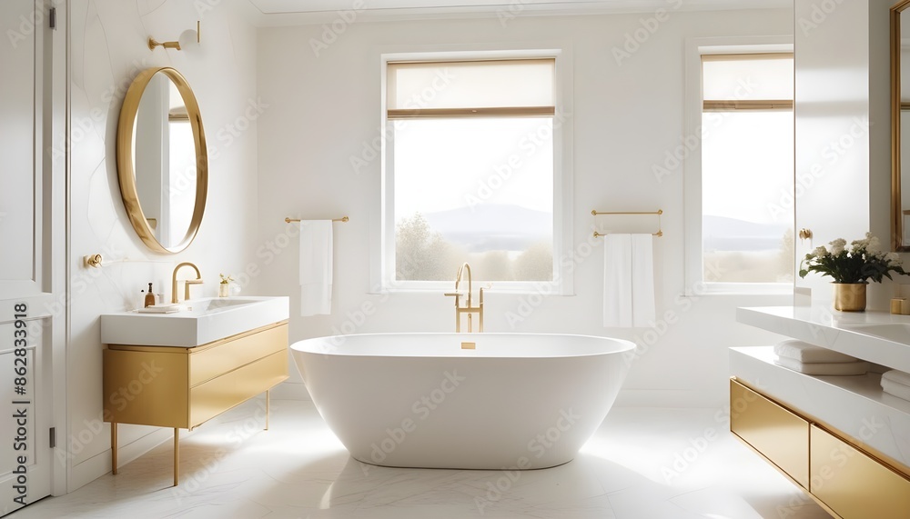 Photo interior modern design room 3d illustration