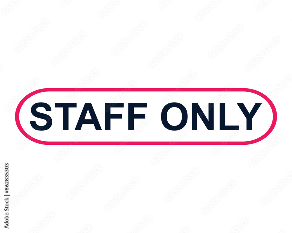 staff only button on white background. staff only button sign staff only button on white background. staff only button sign