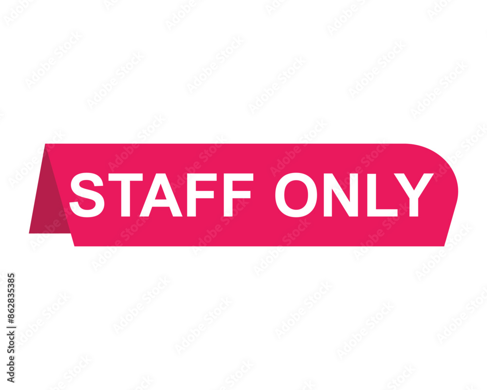 staff only button on white background. staff only button sign staff only button on white background. staff only button sign