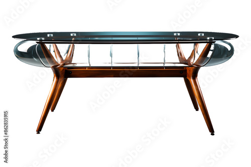 A table designed for writing Isolated on transparent background