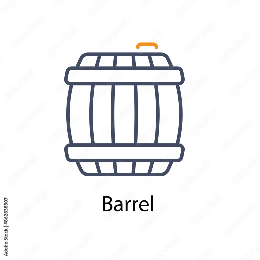 Barrel vector icon Barrel vector icon