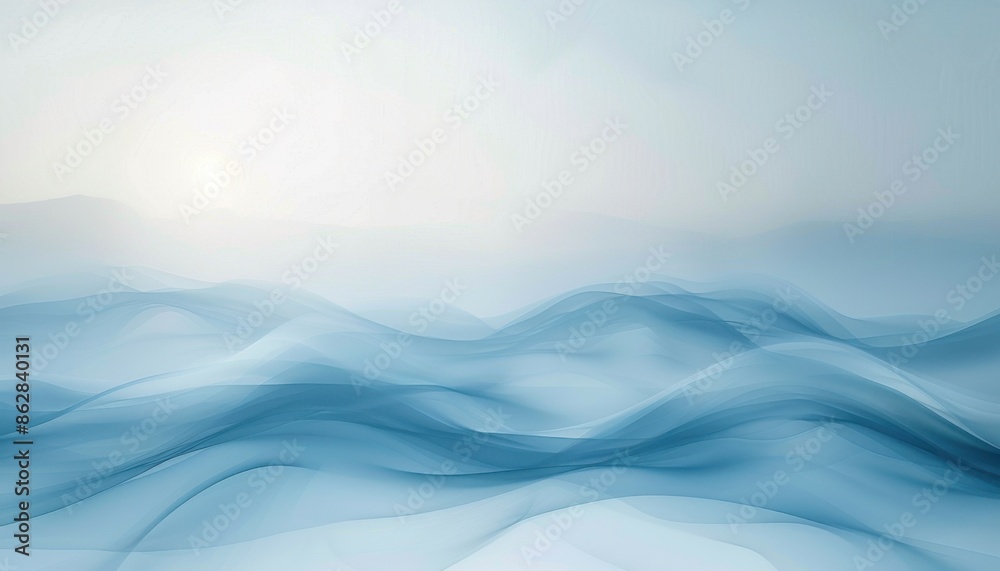 a depiction of a calm sea with gentle waves and a soft, glowing light in the background. The water is a deep blue color, and the waves are small and regular. a depiction of a calm sea with gentle waves and a soft, glowing light in the background. The water is a deep blue color, and the waves are small and regular.