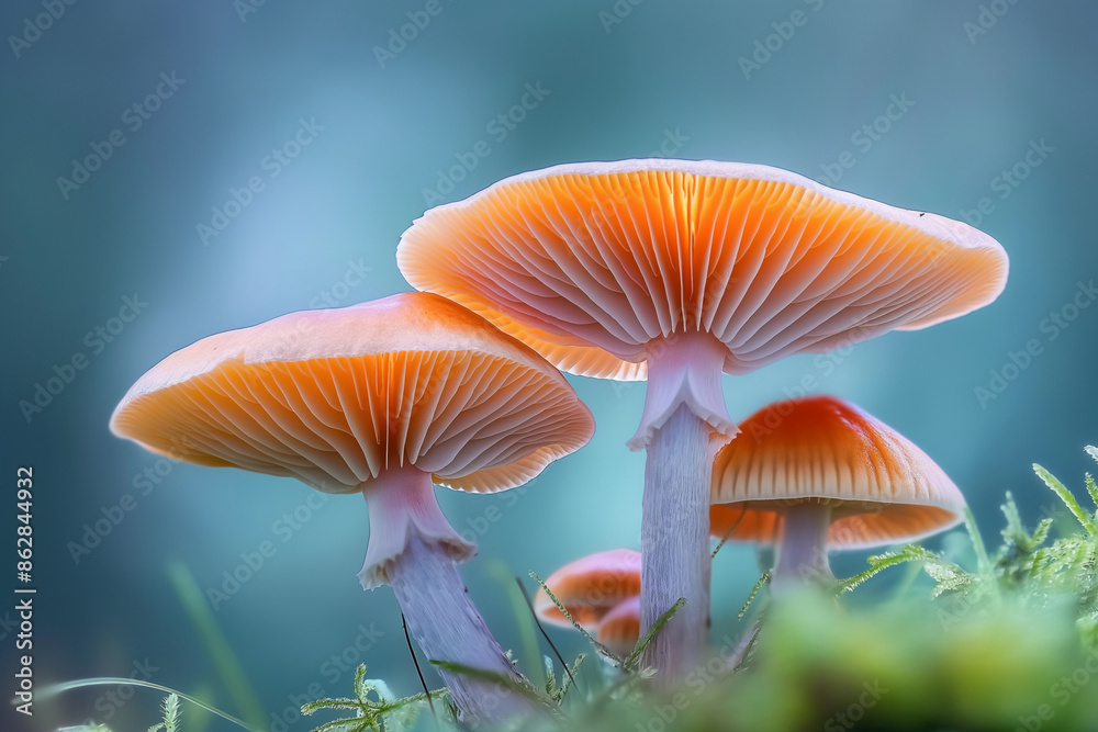 macro shot of mushrooms macro shot of mushrooms