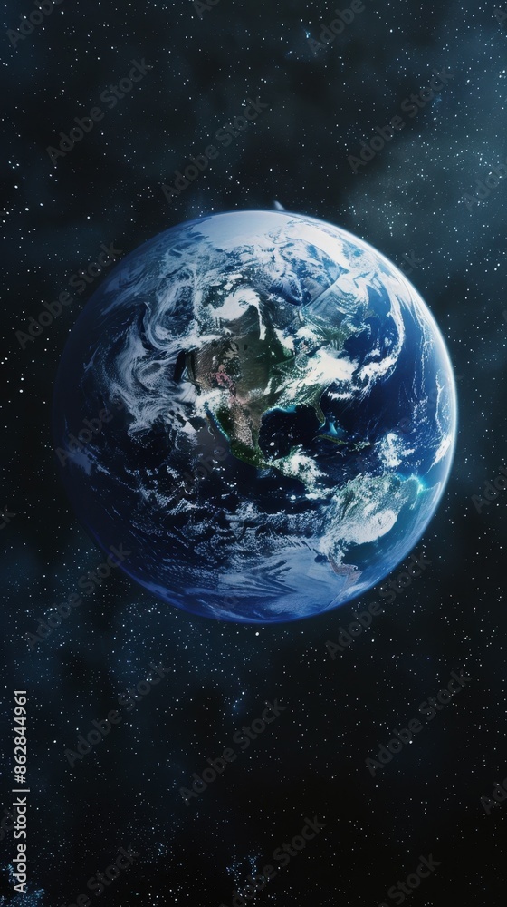 Obraz premium International Day for the Protection of the Ozone Layer, planet earth, environmental protection, take care of nature