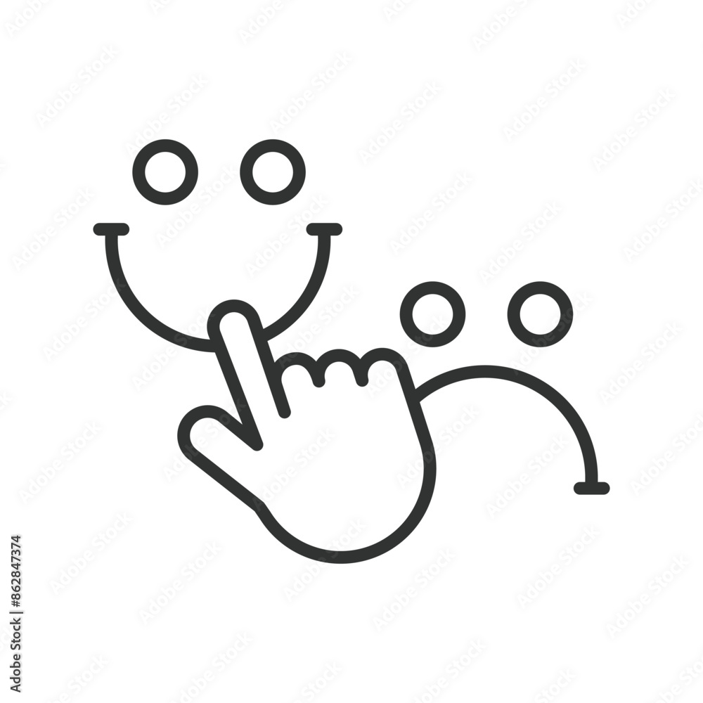 Positive mood, in line design. Positive mood, happiness, joy, optimism, positivity, smile, good vibes on white background vector. Positive mood editable stroke icon. Positive mood, in line design. Positive mood, happiness, joy, optimism, positivity, smile, good vibes on white background vector. Positive mood editable stroke icon.