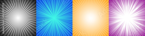 Abstract ray burst background collection