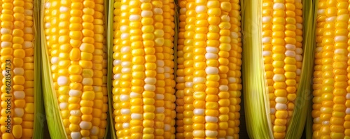Perfectly stacked fresh cor...