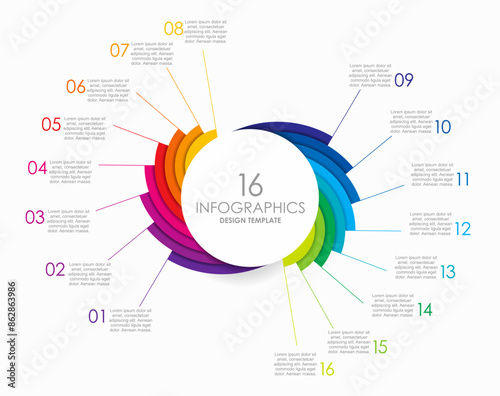 Infographic design template with place for your data. Vector illustration.