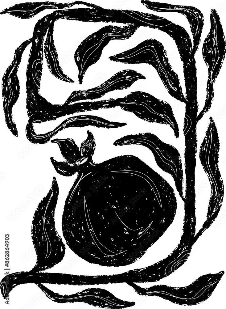 pomegranate and branch texture matisse pomegranate and branch texture matisse