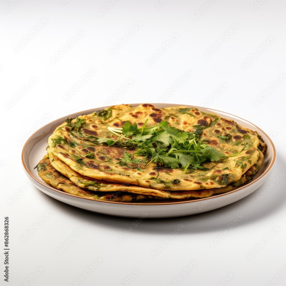 Traditional Indian Methi Thepla The Fenugreek Flavored Flatbread Traditional Indian Methi Thepla The Fenugreek Flavored Flatbread