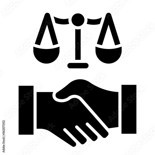 Agreement Glyph Icon