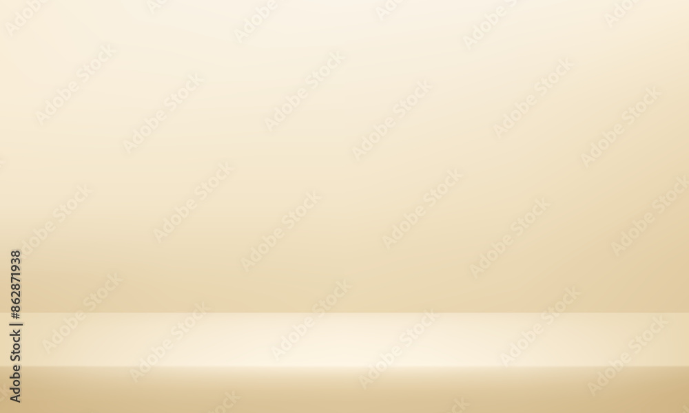 Cream, Beige background. Space for selling products on the website. Beige Background Empty Room Studio with table. Business backdrop. Empty room with light effect. Vector illustration. Cream, Beige background. Space for selling products on the website. Beige Background Empty Room Studio with table. Business backdrop. Empty room with light effect. Vector illustration.