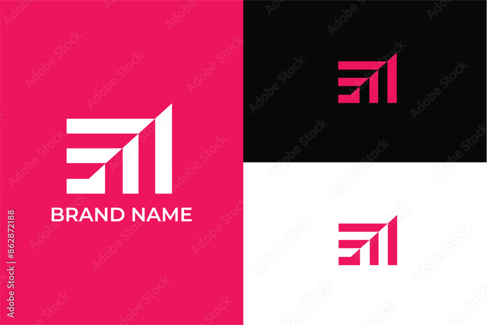 letter M growth finance success logo, letter E stairs ladder logo, letter M E finance financial logo, letter E M construction logo letter M growth finance success logo, letter E stairs ladder logo, letter M E finance financial logo, letter E M construction logo