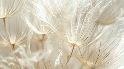 Crédence de cuisine Pissenlit Macro photo of a large white dandelion. depth of field of flowers Abstract nature background  © Imron