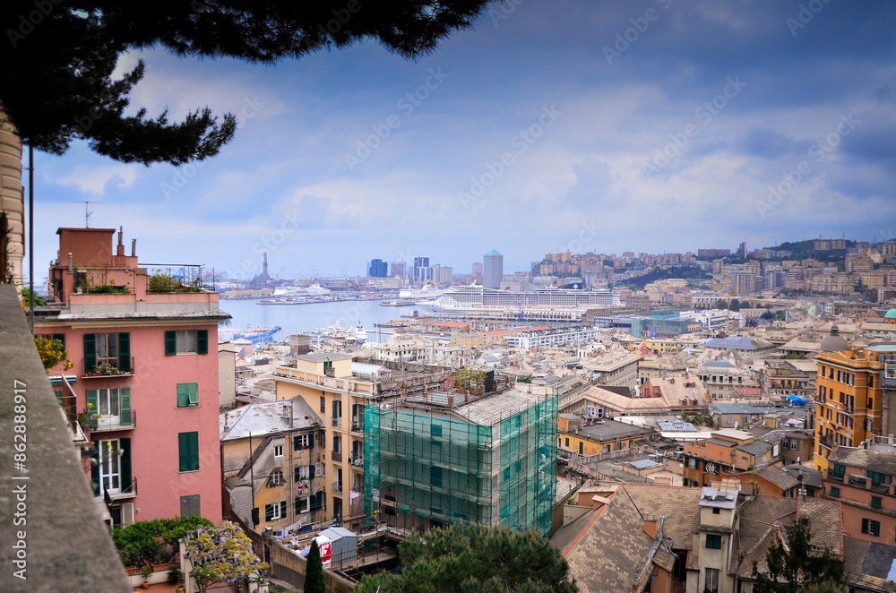 Obraz premium the city of Genova, Italy