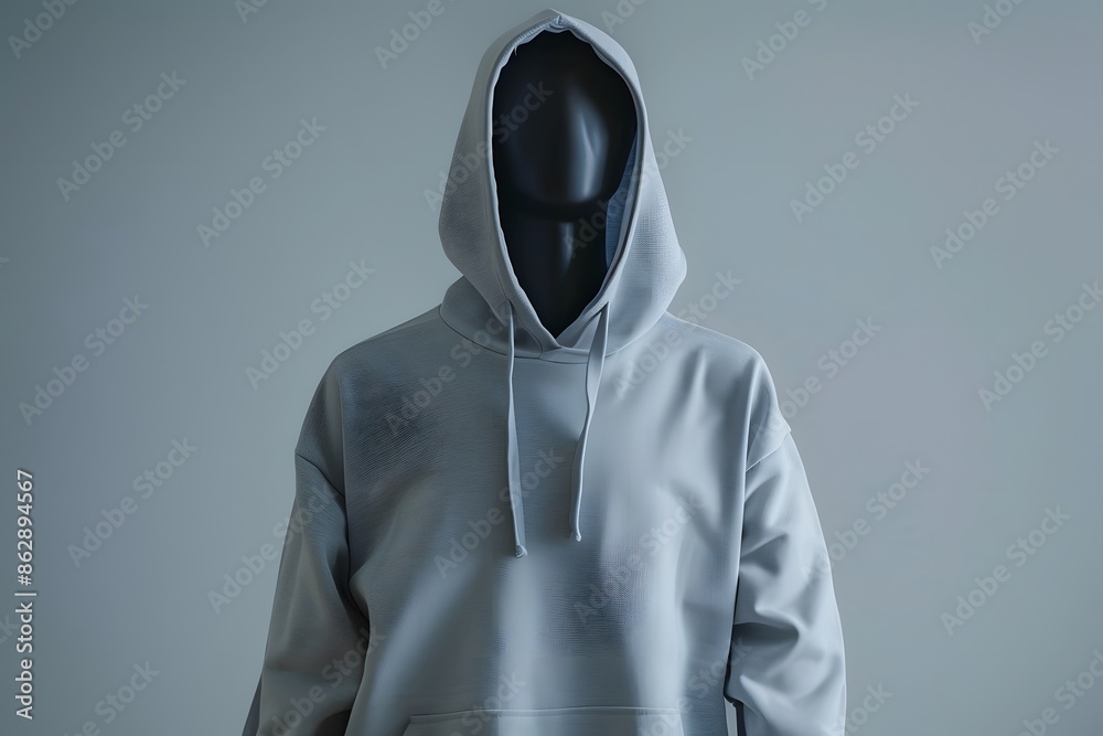 Faceless person in a grey hoodie, concept of anonymity, secrecy, mystery, hidden identity, or unknown person. Faceless person in a grey hoodie, concept of anonymity, secrecy, mystery, hidden identity, or unknown person.