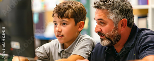 Educator Guiding Student wi...