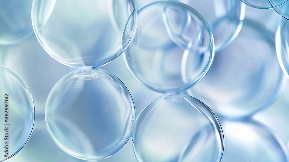 blue background with white circles blue background with white circles
