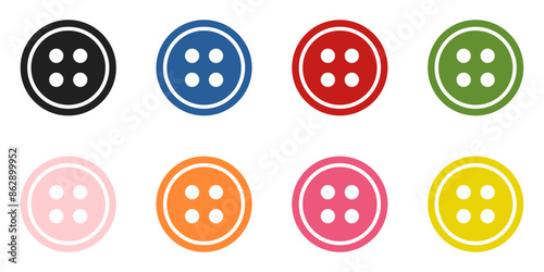 Colourful buttons sign icon vector illustration design