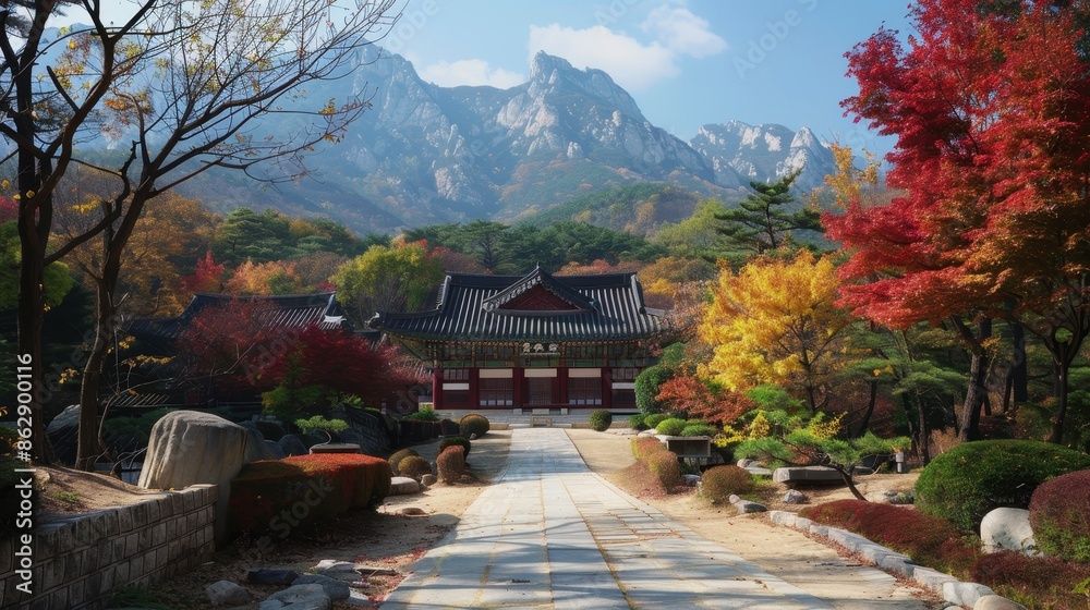 Chusok in South Korea, the nature of South Korea. architecture of South Korea Chusok in South Korea, the nature of South Korea. architecture of South Korea
