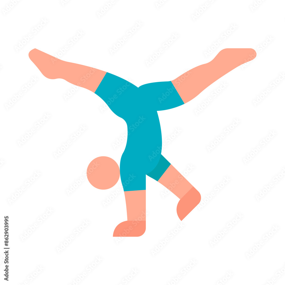 Tumbling Icon flat icon