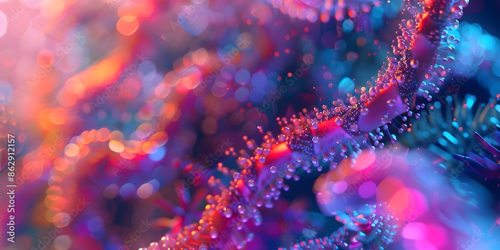 Fluorescent DNA Dance, Abstract Helix in Bright Neon Colors, Fluorescent DNA art, Neon DNA helix, Abstract genetic patterns, Bright DNA structure Fluorescent DNA Dance, Abstract Helix in Bright Neon Colors, Fluorescent DNA art, Neon DNA helix, Abstract genetic patterns, Bright DNA structure