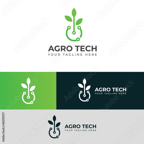 Creative Agro tech logo design