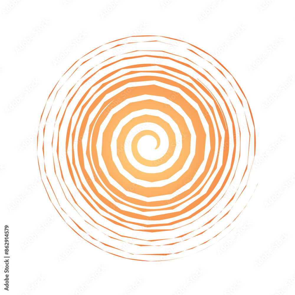 Fototapeta premium Abstract Spiral Gradient shapes