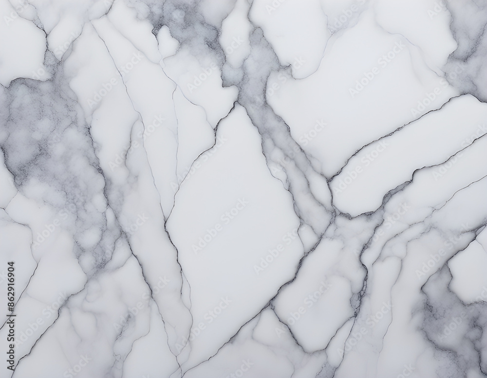 Naklejka premium Gray and white cracked marble background