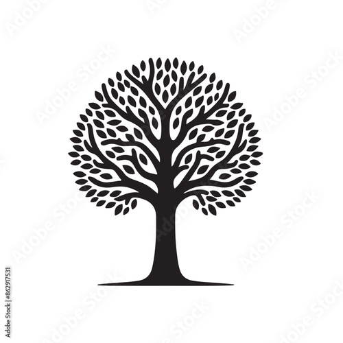 Tree icon vector art 