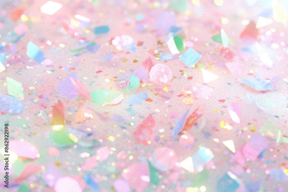 Colorful confetti background. Party popper releasing a burst of colorful confetti and streamers. Birthday themed background, glitter, bokeh, birthday, holiday, celebrate, festive. Colorful confetti background. Party popper releasing a burst of colorful confetti and streamers. Birthday themed background, glitter, bokeh, birthday, holiday, celebrate, festive.