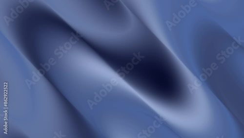 Blue silk and satin fabric movment background photo