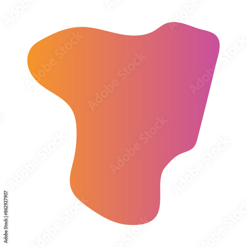 Liquid Fluid Gradient random organic shapes