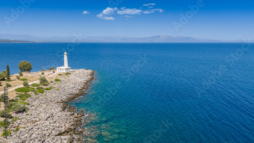 Aerial view of Githio island (Gythio town) in Laconia, Peloponne
 photo