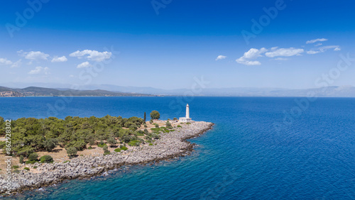 Aerial view of Githio island (Gythio town) in Laconia, Peloponne
 photo