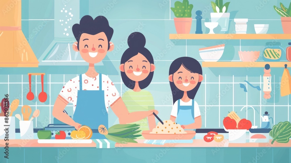 Happy Moments in the Kitchen: Family Cooking and Baking Together with Joy and Creativity Happy Moments in the Kitchen: Family Cooking and Baking Together with Joy and Creativity