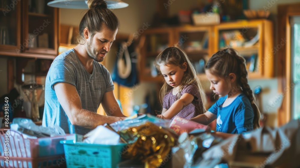 Unity in Declutter: Family Sorting and Simplifying Home Together for a Renewed Beginning