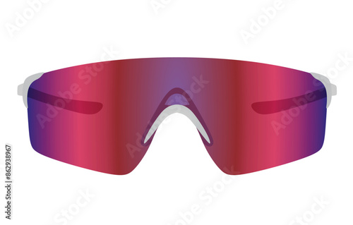 Fashion sunglasses template. vector illustration