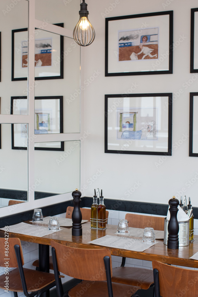 Fototapeta premium interior with table