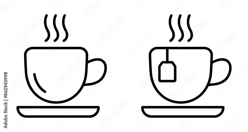 Coffee break icon. Time to coffee sign. Tea time symbol. Takeaway coffee pictogram. Breakfast time illustration. Coffee break icon. Time to coffee sign. Tea time symbol. Takeaway coffee pictogram. Breakfast time illustration.